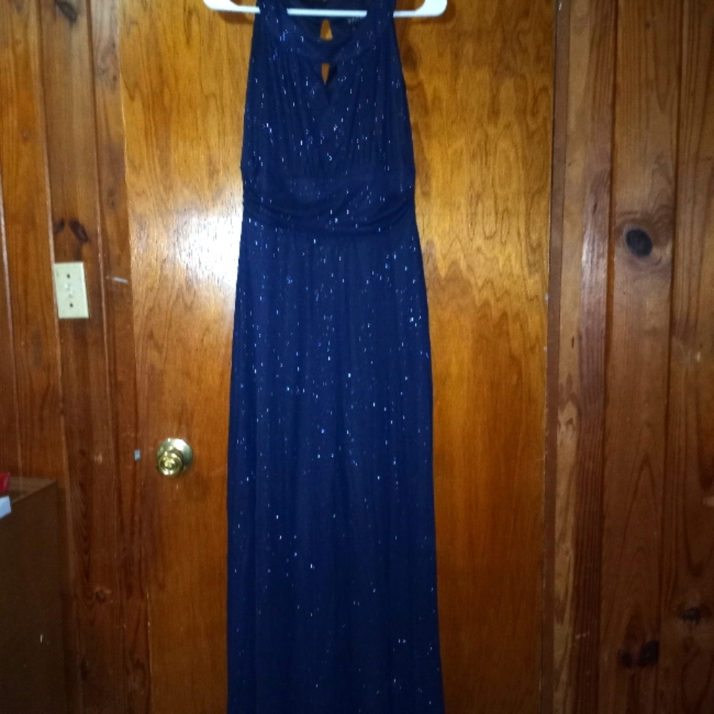 Navy prom dress